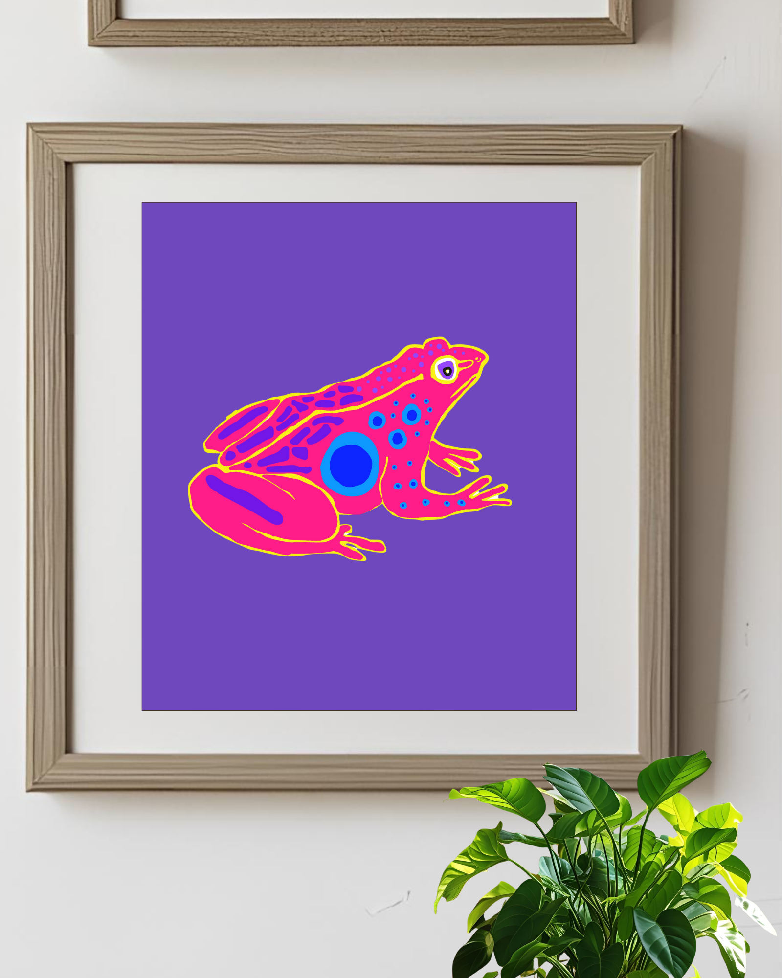 Vibrant Frog Art Print - Image 2
