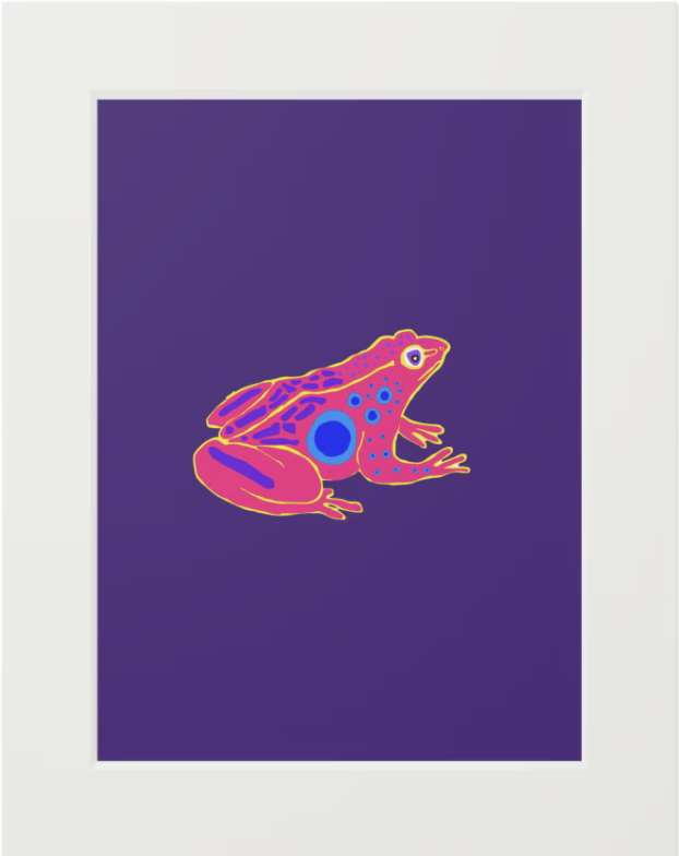 Vibrant Frog Art Print - Image 6